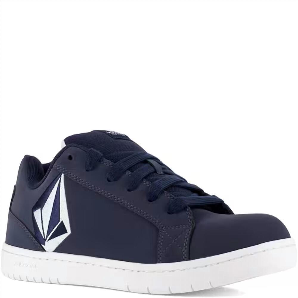 NEW VOLCOM women's stone sr eh safety shoes in navy/celestial blue
